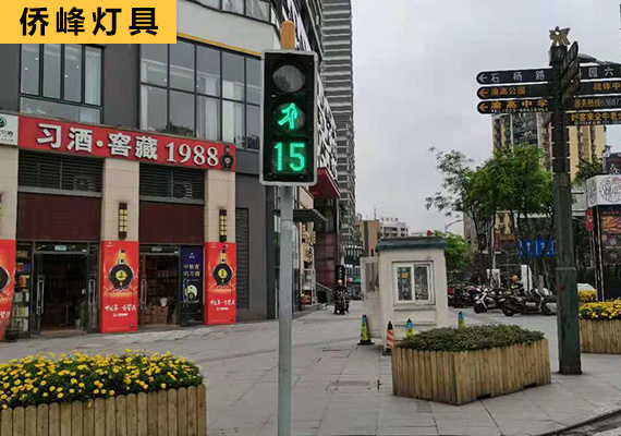 重庆人行道交通信号杆